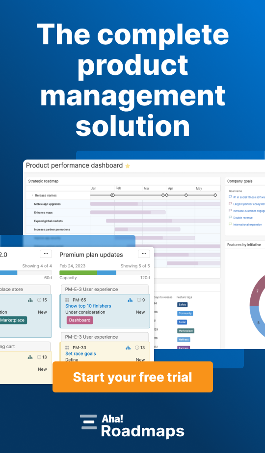 Aha! Roadmaps — The complete product management solution